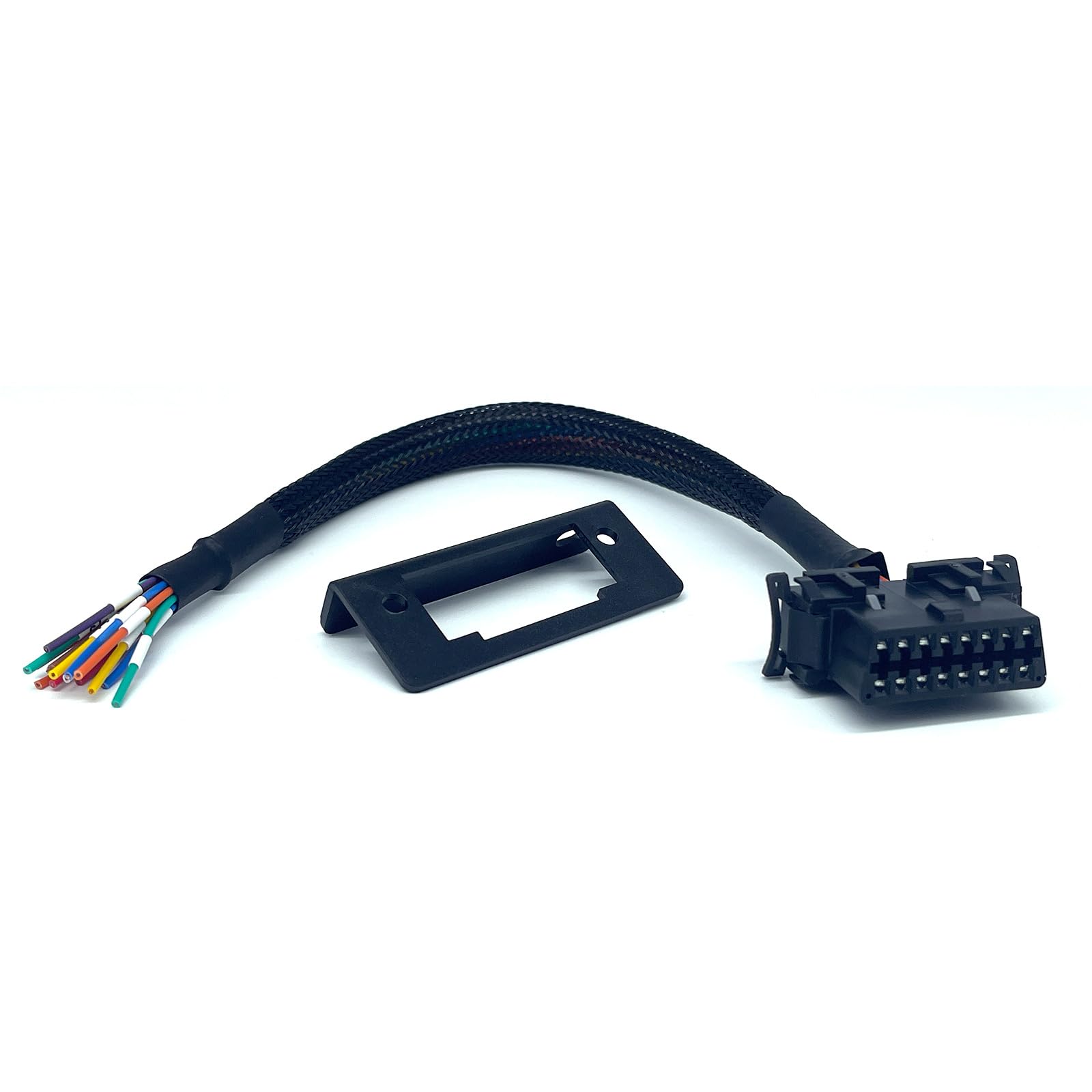 JUTA OBD2 J1962 Female to Open Pigtail Cable Bracket 16PIN